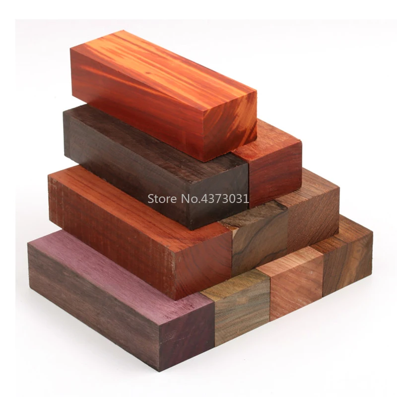 Material de cabo de faca diy, 10 tipos de material de madeira para artesanato em madeira diy, 120x40x30mm