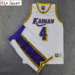 Top Quality Slam Cosplay  KaiNan 10# NOBUNGA KIYOTA Shinichi Maki 4# Basketball Jersey  Basketball  set training uniform