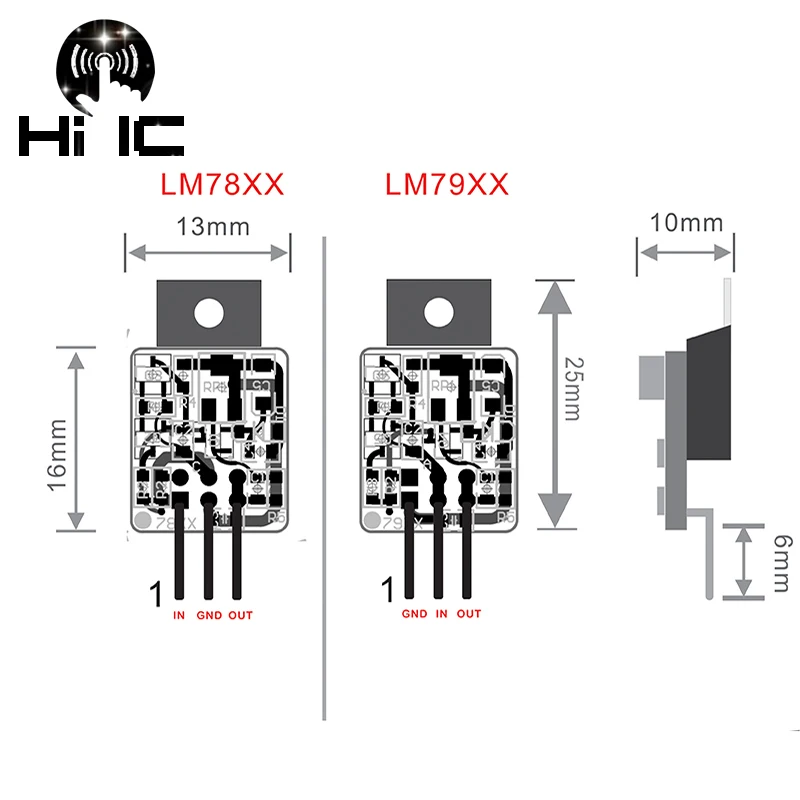 Hi-end Class DC to DC Transistor Discrete Linear High Speed Regulator Module Voltage Regulator Replace LM78XX Upgrade LT317