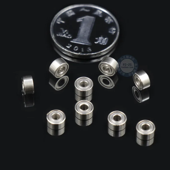 10szt 682ZZ 681 1*3*1mm 681X 1.5*4*1.2mm 681XZZ 1.5*4*2mm 682ZZ 2*5*2.3mm Łożysko ekranowane łożyska kulkowe poprzeczne Miniaturowe