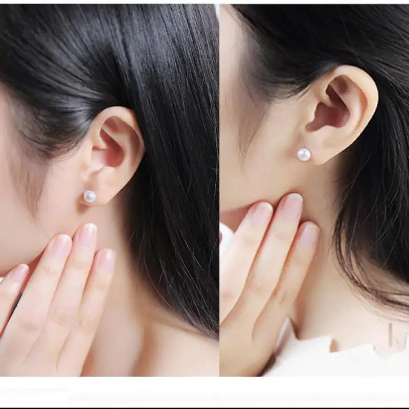 Best Selling Wild Fashion Simple Pearl Bean  Earrings Style Women Girls Earrings Jewelry Wholesale Crystal Earrings Brincos