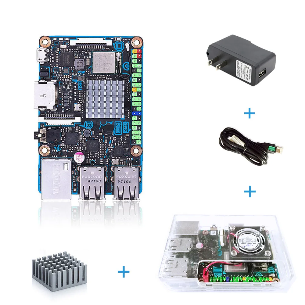 ASUS SBC Tinker board S R2.0 RK3288 SoC 1.8GHz Quad Core CPU, 600MHz Mali-T764 GPU, 2GB LPDDR3 & 16GB eMMC  TinkerboardS