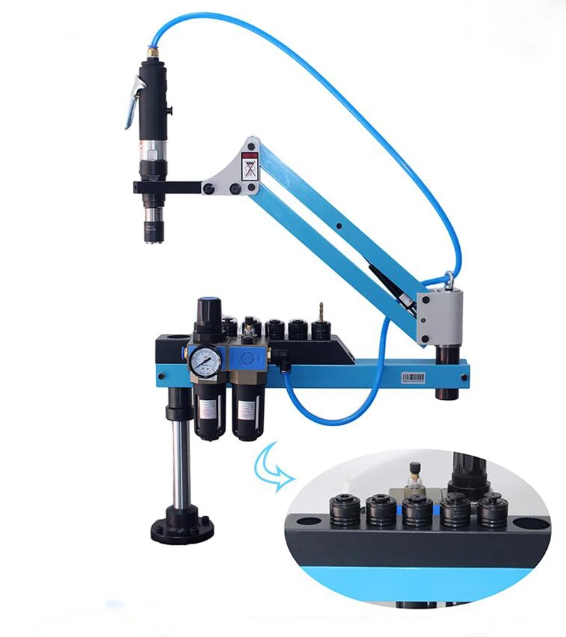 pneumatic tapping machine Tapping capacity M3-M12 Rocker tapping machine universal wire tapping machine frame 400rpm 1PC