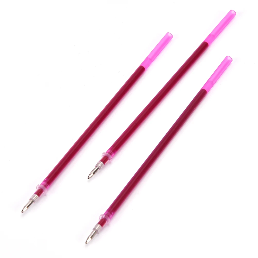 10Pcs Refill Pens High Temperature Disappearing Fabric Marker Pen For Patchwork Fabric PU Leather Mark Sewing Tool