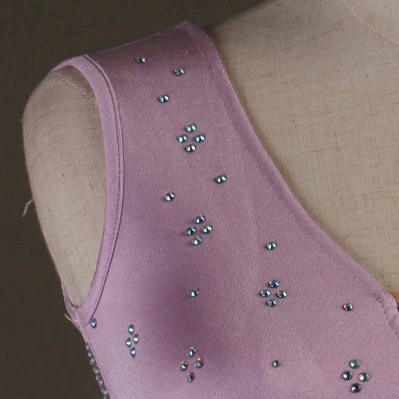 purple ballroom dance dress standard ballroom dress ballroom dance competition dress MQ109