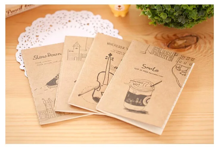 40 Pc Retro Exercise Books ,Students Cute Soft Copy  Small Cartoon Mini Notebook,Stationery,Children Prize Gift