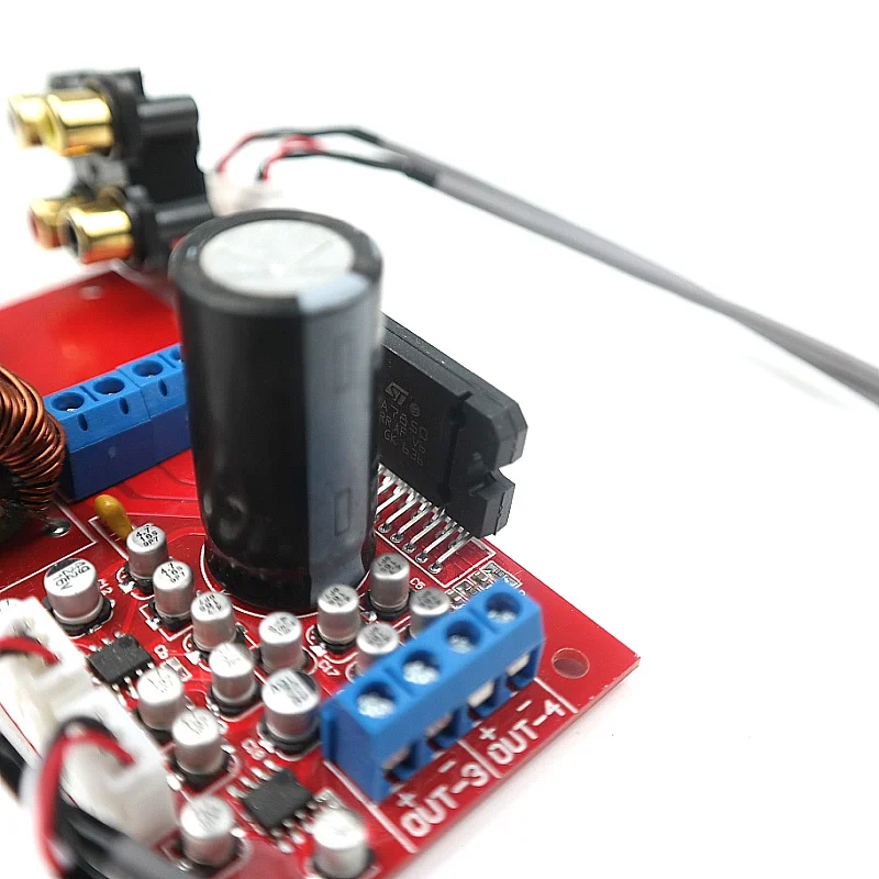 DC10-15V TDA7850 плата автомобильного усилителя 4 канала 4X50 Вт с функцией шумоподавления BA3121