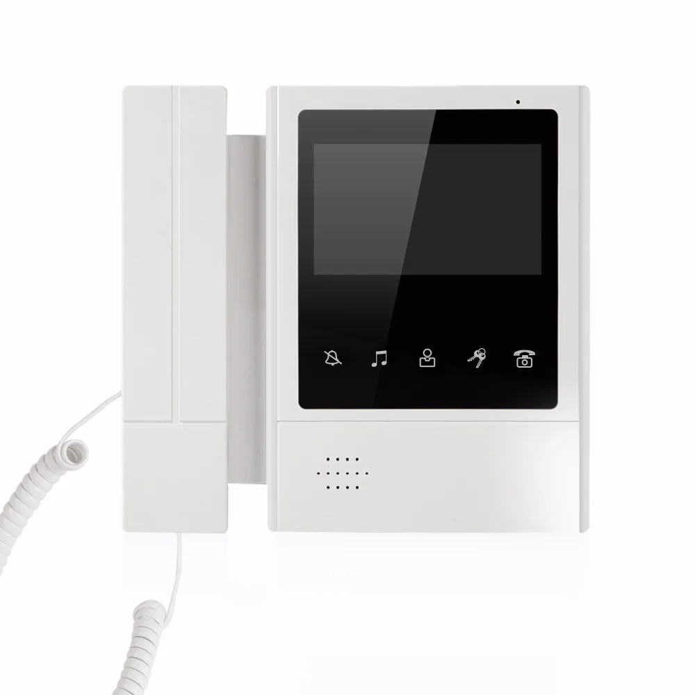 Smartyiba-kit intercom com câmera de acesso rfid, 6 unidades, 4.3 polegadas, colorido, apartamento, vídeo, interfone com câmera de vídeo