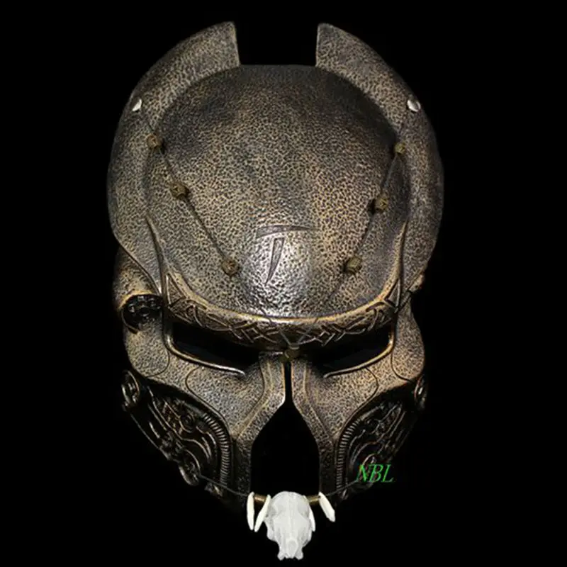 

Halloween Scary Predators Airsoft Mask Full Face Predators Resin Masks Masquerade Party Costume Cosplay Game Props Adult Size