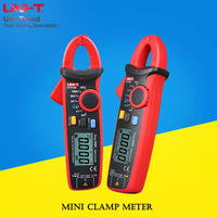 UNI-T UT210A/UT210B/UT210C/UT210D/UT210E Mini Clamp Meter; Auto Range Ammeter/VFC/NCV/Temperature Test