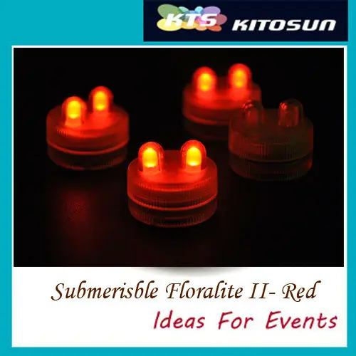 

(120 pieces/lot) Battery Powered Submersible LED Light for party and wedding