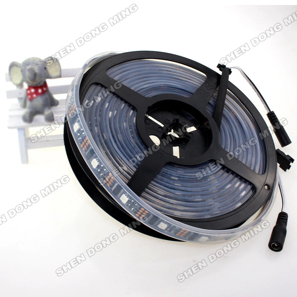 

1m Changeable Magic color outdoor garden lawn yard tube waterproof WS2801 LED Strip digital RGB 32led 32IC Led pixel Strip