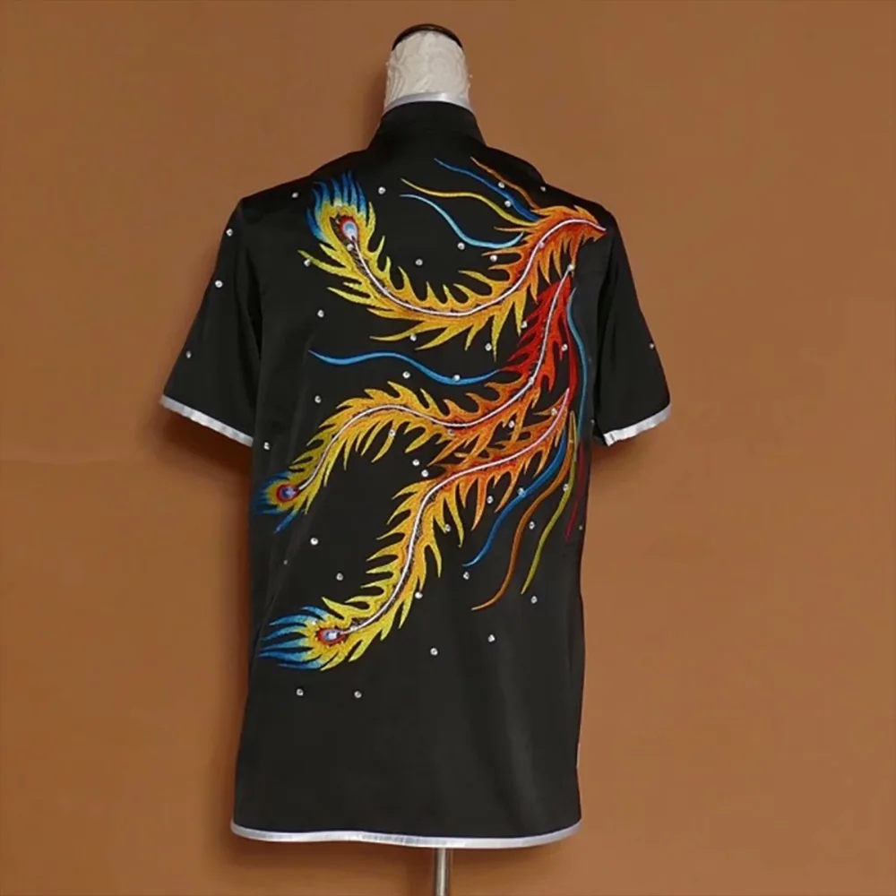 Wushu tai chi taiji ubrania changquan jednolite sztuki walki odzież konkurencji haftowane kungfu nanquan taolu ubrania jednolite