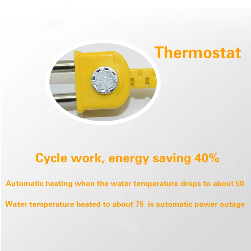 3000W 220V Rvs Automatische Stroomuitval Boiler Onderdompeling Boiler Water Verwarmingselement Voor Thuis