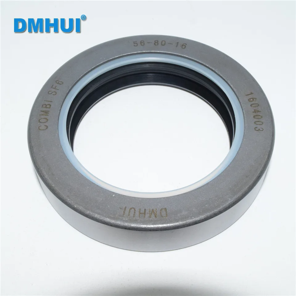 Wholesaler Tractor Shaft Oil Seal 56*80*16 or 56X80X16 COMBI SF6  OEM 12018868B  ISO 9001:2008 56*80*16 or 56X80X16 DMHUI brand