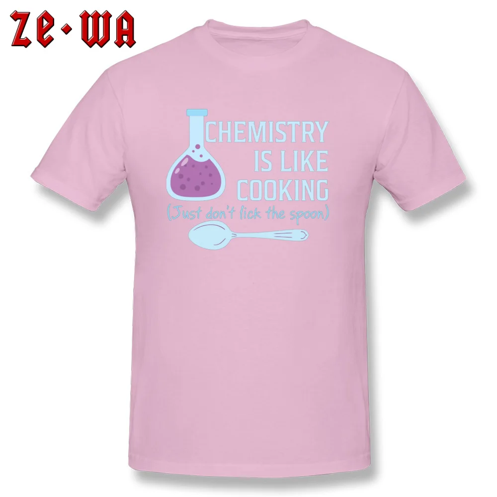 100% Cotton Men T-Shirt Geek Chemistry Is Like Cooking Funny T Shirt Short Sleeve Tops & Tees 2019 New Fashion Letter Tshirt