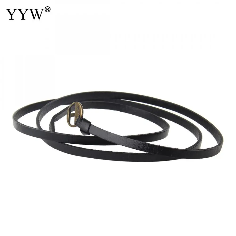 Handmade Multilayer PU Leather Snap Button Charm Bracelet Men Women Vintage Long Bracelets Bangles Male Female Wristband Jewelry