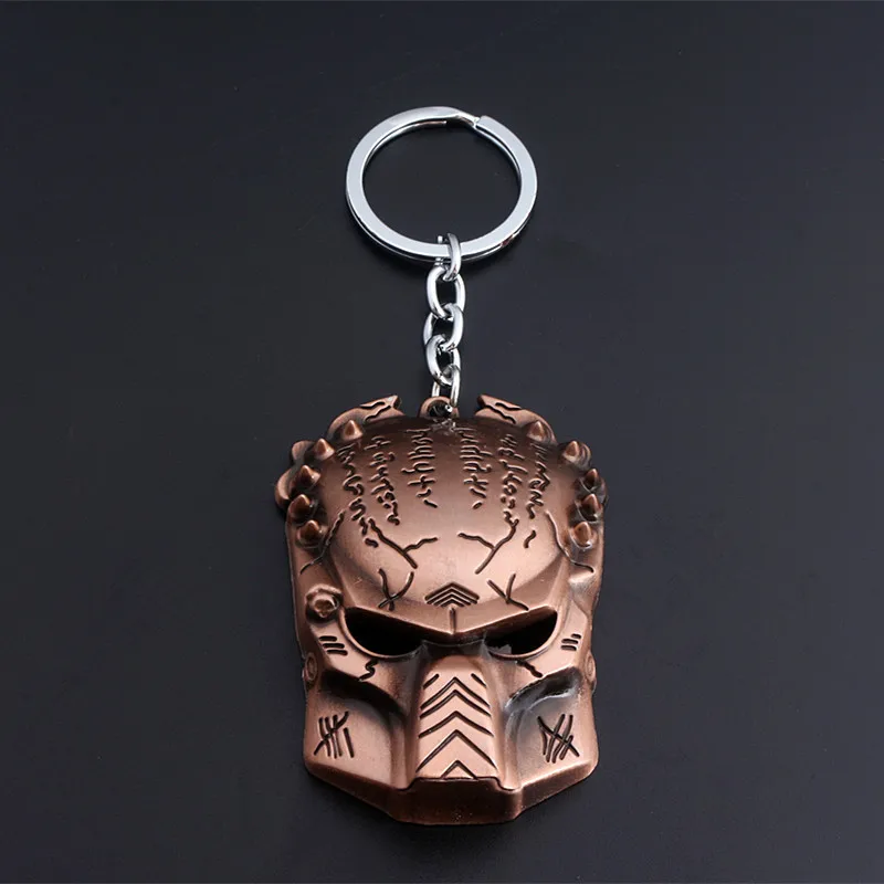 Movie The Predator Metal Keychains High Quality AVP Alien Predator Keyring For Keys Men Car Women Bag Accessories