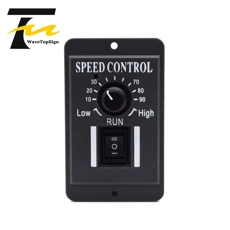 Wavetopsign Motor Speed Governor CCM2US DC10V-60V  Slow Down Motor Controller Positive And Negative Rotating Control Switch