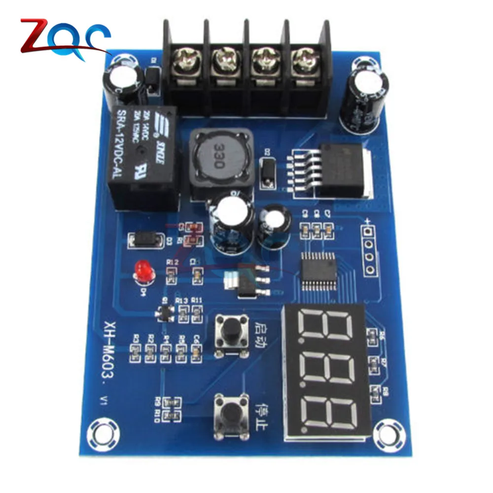 Module de commande de charge 12-24V, stockage de batterie au Lithium, panneau de Protection de l'interrupteur de commande avec affichage