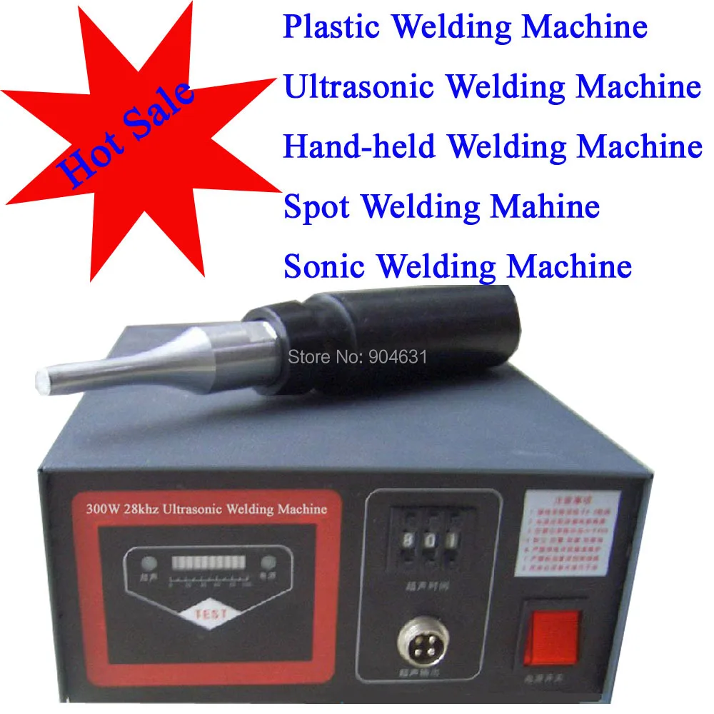 Free Shipping BT-300W28KHZ 300W 28KHZ Ultrasonic Welding Machine For Plastic Spot Welding