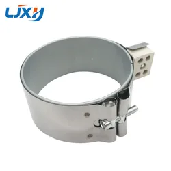 LJXH Band Heater 220V 550W/700W/900W/1000W/1150W Inner Diameter 130mm Mica Ceramic Element Stainless Steel Height 50mm/60mm/80mm