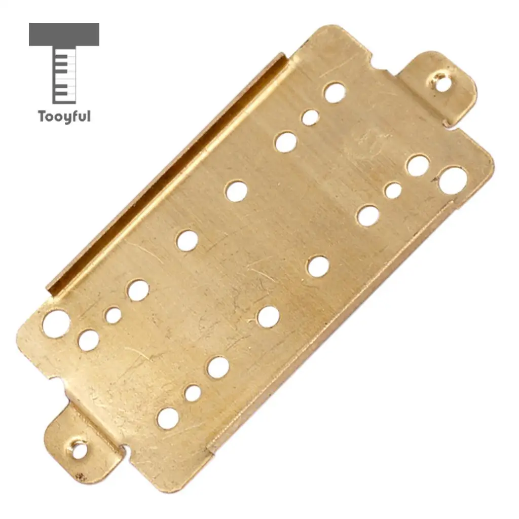 Durable Pack of 2 Brass Humbucker Guitar Pickup Base Plate for Electric Guitar Replacement Parts 52mm