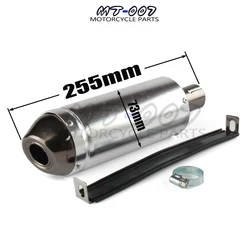 28mm Universal Motorcycle Pit Dirt Bike Exhaust Muffler Pipe 50cc 110cc 125cc ATV Kayo BSE