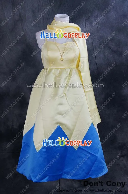 

Macross Frontier Cosplay Ranka Lee Sling Dress Costume H008