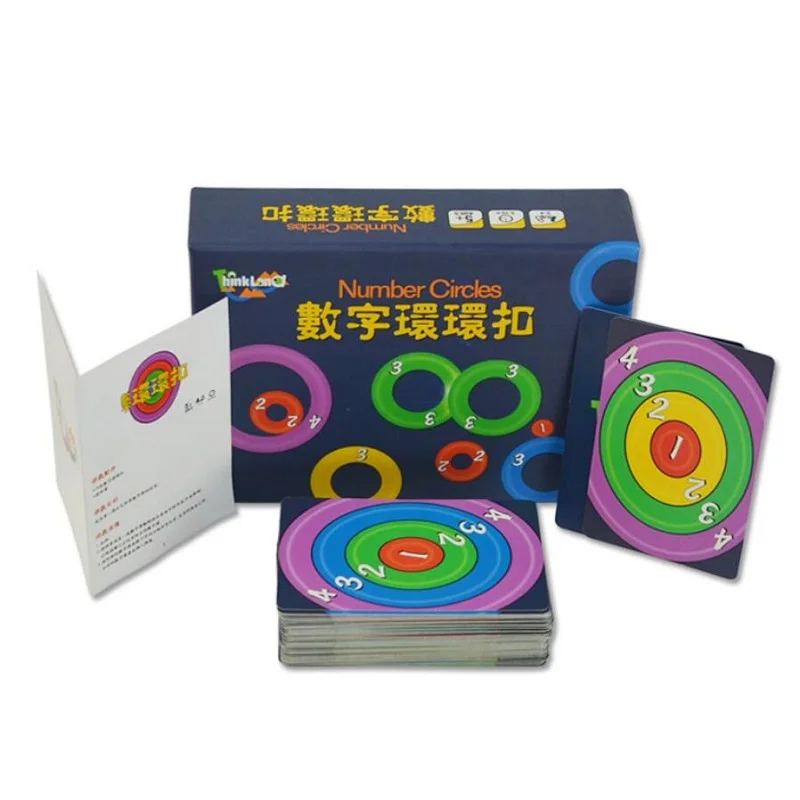 Number Circles Early Learning puzzle Board game Interaction toys Family Party Game