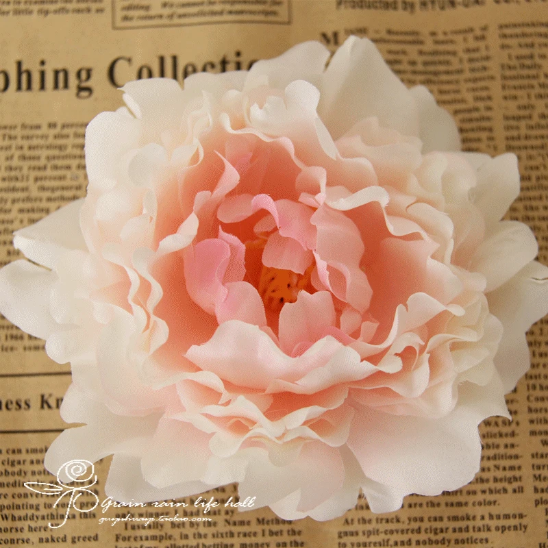 30 Pcs/15cm DIY artificial peony flower heads Multicolor Road lead wedding flower Bouquet hotel background wall decor