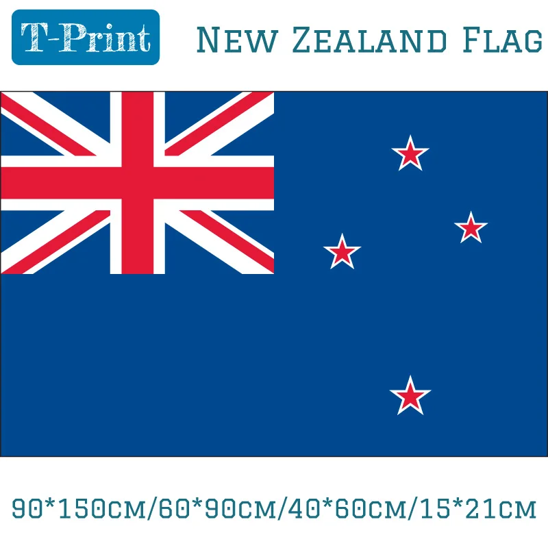 90*150cm New Zealand National Flag 5x3ft For National Day Sports games  Office Home decoration banners and flags decoration