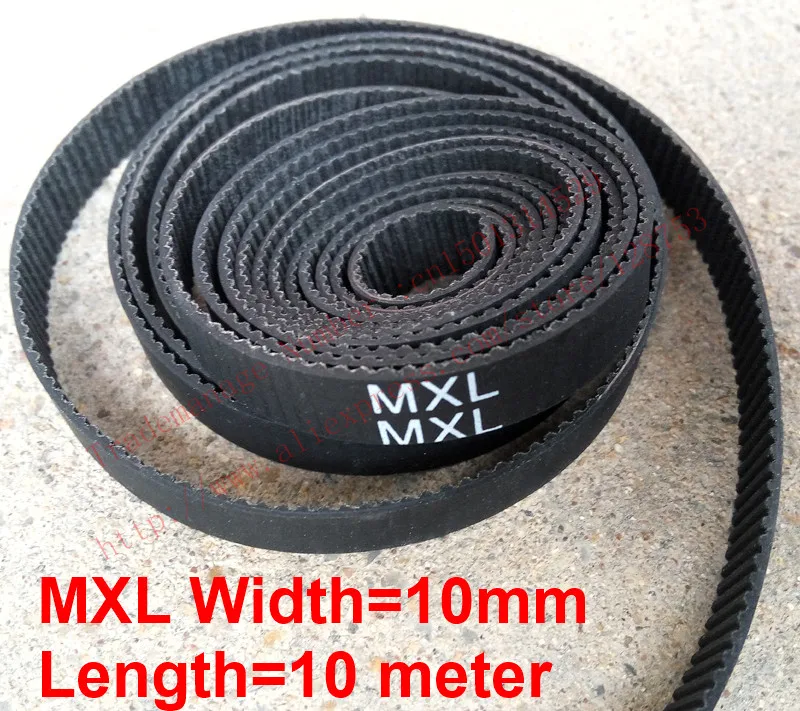 whole sale 10 meter MXL open Timing belt Pitch 0.08