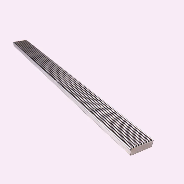 

High quality bathroom toilet 800*68mm Rectangle Linear stainless steel Shower floor Drain Large flow drainer,Brushed