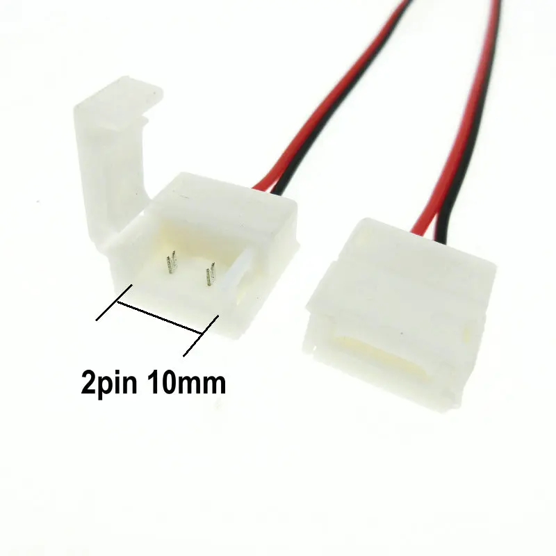 Free Welding Connector for Waterproof LED Strip 2pin 10mm 5pcs/lot.