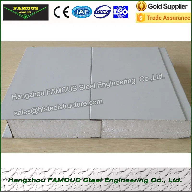 

EPS Foam Sandwich Panel for Roofing and Wall of Structural Steel Building