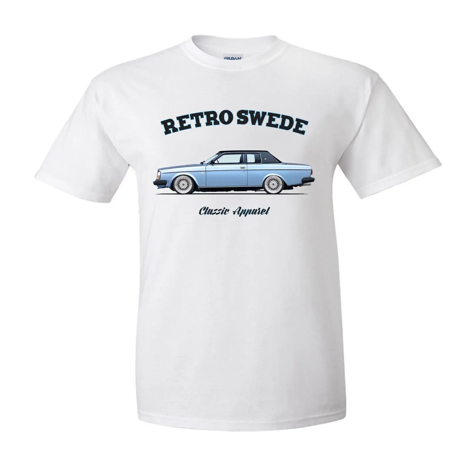 Short Sleeves 100% Cotton Classic Swedish Car Fans 262C Bertone T-Shirt. Retro Swede.  Car. Swedish. Modified.Skate Tshirt