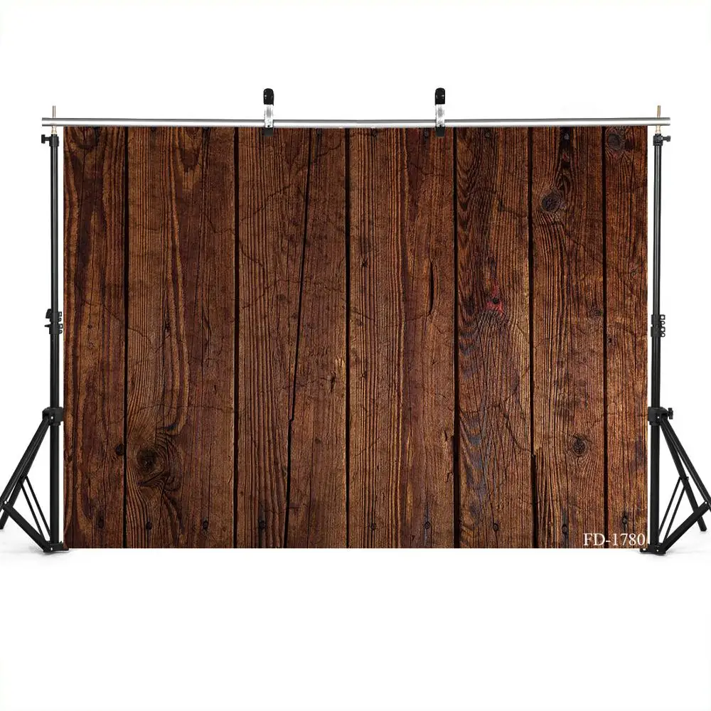 Brown Planks Hardwood Texture Wooden Board Vinyl Photo Backgrounds Pet Doll Baby Portrait Photography Backdrops Photo Studio
