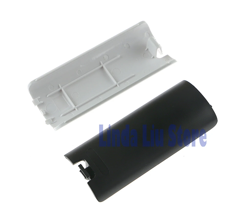 ChengChengDianWan جودة عالية أبيض أسود البطارية الغطاء الخلفي شل الحال بالنسبة نينتندو وي تحكم عن بعد 2 قطعة/الوحدة