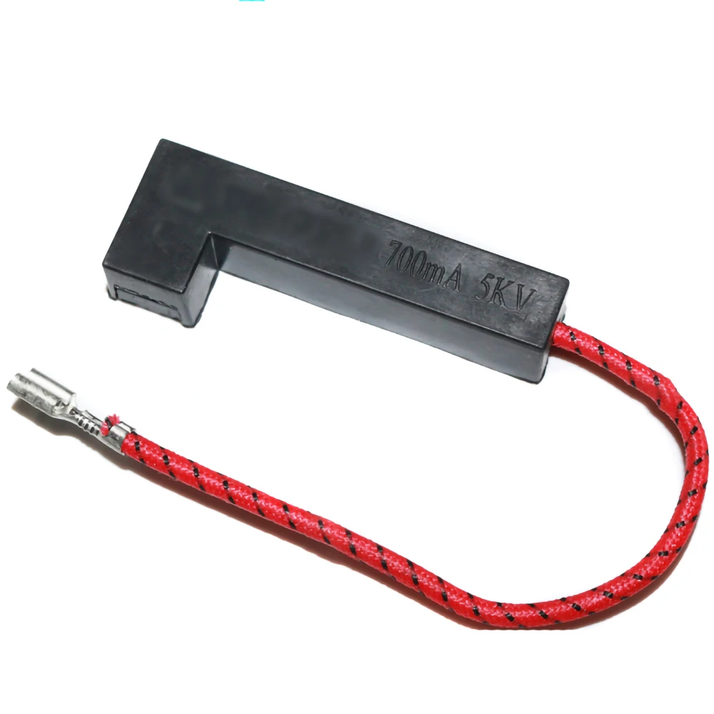 1 pz/lotto Forno A Microonde Parts Integrato Borsette Ad Alta Tensione Fusibile Gruppo Del Tubo di 700mA 5KV per Magnetron Condensatore Accessori Nuovo