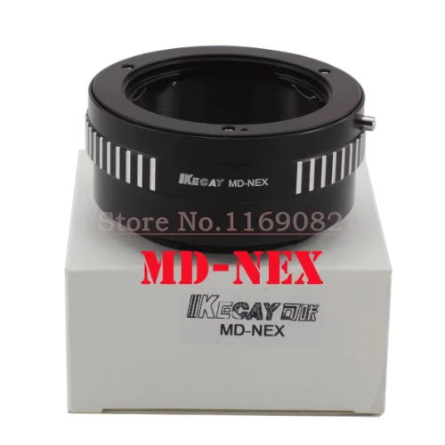 KECAY MD-NEXเลนส์เมาA Dapter Ring Minolta MD MCเลนส์และสำหรับNEX Eเมาร่างกายNEX5 NEX5N NEX7 NEX-C3 NEX-F3 NEX-5R NEX6