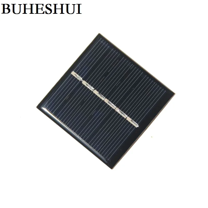 0.42W 3V Mini  Polycrystalline Solar Panel  Cell DIY Solar Charger For 2V-3V Battery System Light Toy  54*54MM 5pcs/lot