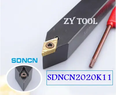 Envío Gratis SDNCN2020K11, herramientas de corte de torno de Metal máquina de torno herramientas de torneado CNC soporte de herramienta de torneado externo