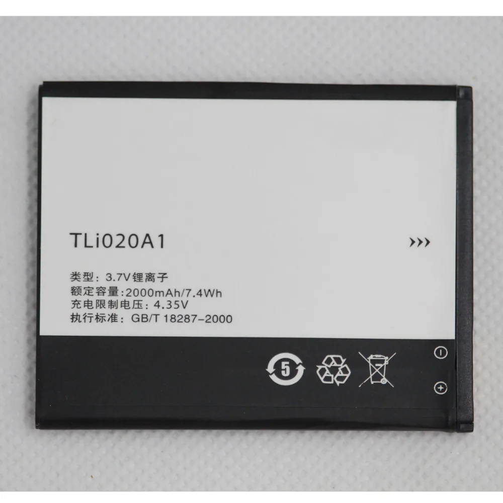 10pcs cellPhone Battery TLi020A1 For Alcatel One Touch Pop 3 (5) 4G 5 Dual Sim OT 5065D 5065A 5065X 5065W 5065J 5065T replace