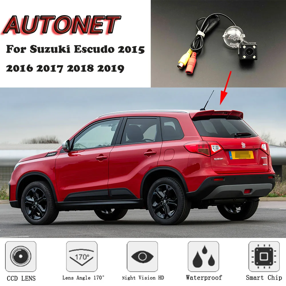 

Камера заднего вида с ночным видением и номерным знаком, для Suzuki скудо 2015, 2016, 2017, 2018, 2019