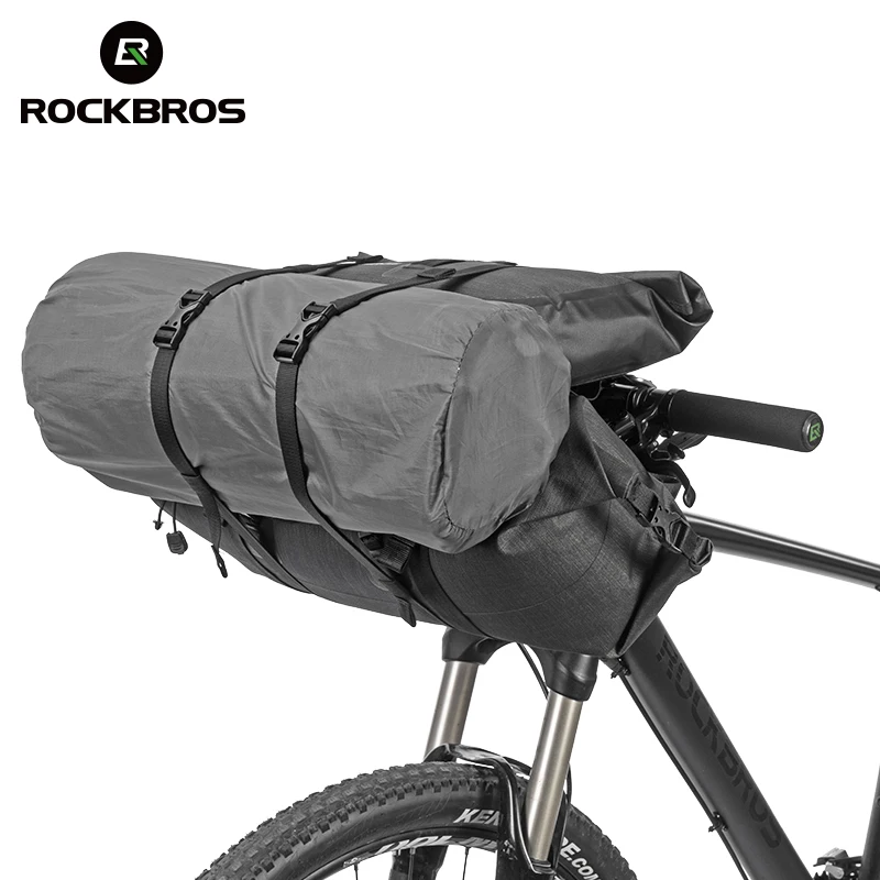 ROCKBROS Big Capacity MTB Cycling Handlebar Bags Waterproof Bicycle Front Tube Bags Front Frame Trunk Pannier Bike Accessories