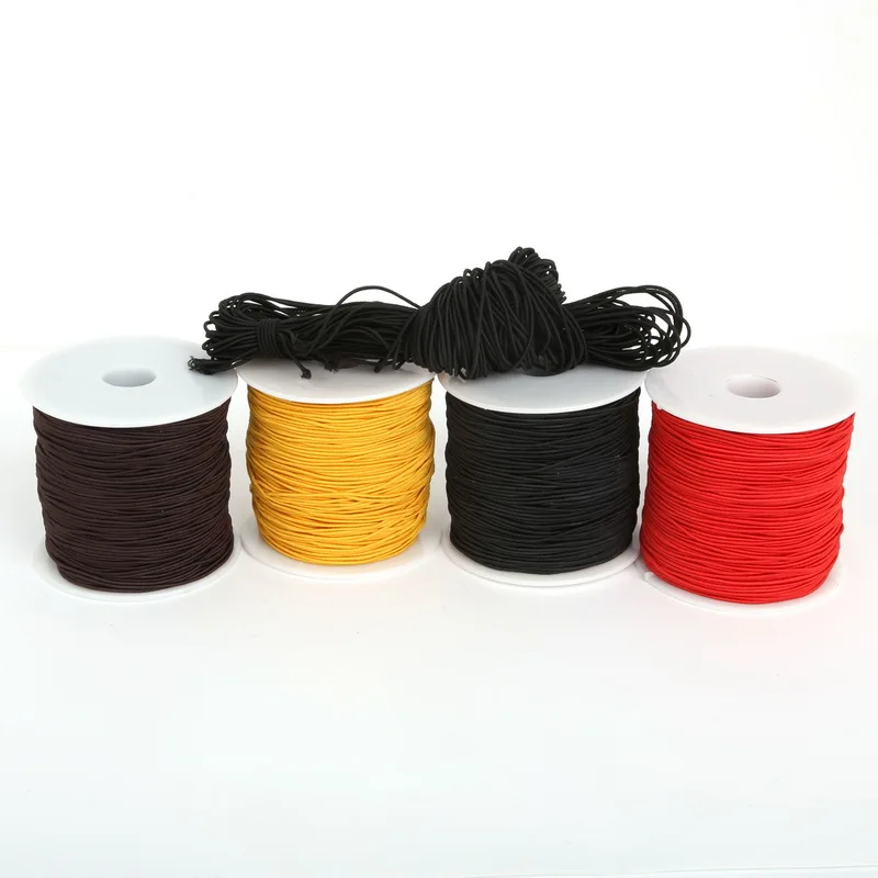 0.8mm/1.2mm/1.5mm Elastic Stretch Nylon Beading Cord Ropes for Bracelet Jewlery & Craft Making Accessories