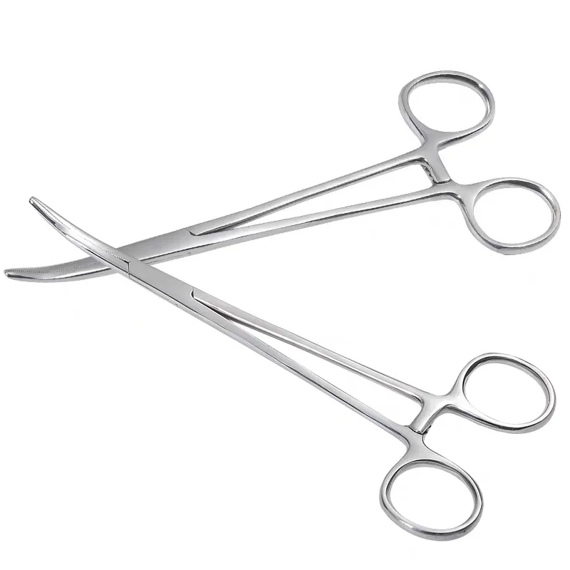 Stainless Steel Hemostatic Clamp Forceps Surgical Forceps Surgical Tool kit Hemostat Locking Clamps Forceps Fishing Pliers hv3n