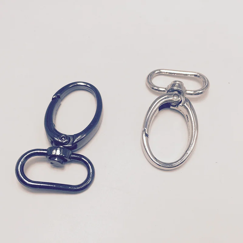 

30 pieces 1 inch (25 mm) Gate Spring Rings Heart Buckles Clips Carabiner Purses Handbags Round Push Trigger Snap Hooks Carabiner