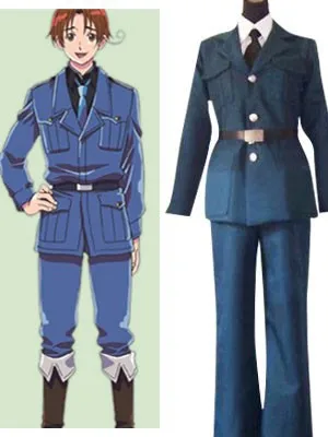 

65% cotton+35% polyester Axis Powers Hetalia Lithuania Cosplay Costume new version E001